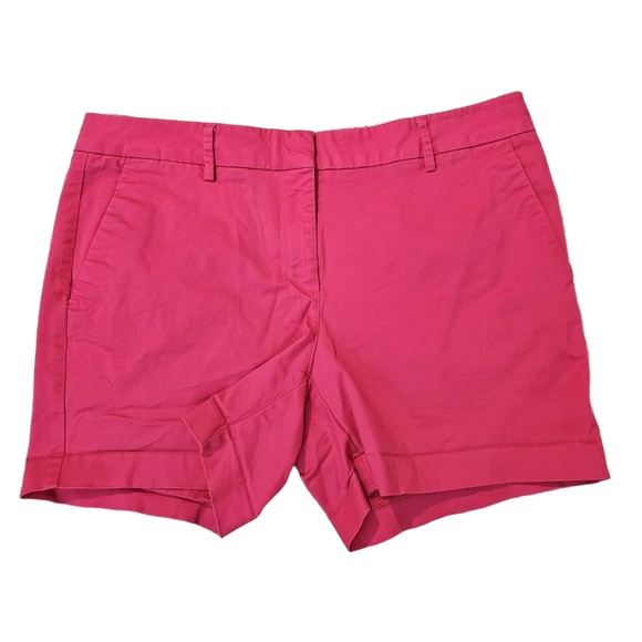 NAUTICA Hot Pink Chino Shorts Womens  Size 12‎ - Picture 2 of 4